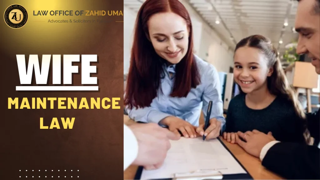 wife maintenance law in lahore pakistan