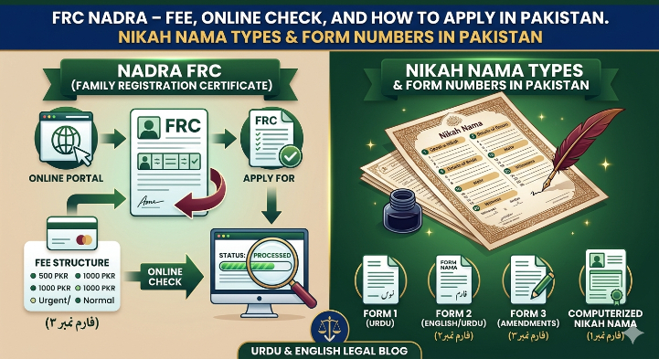FRC Nadra – Fee, Online Check, And How To Apply in Pakistan